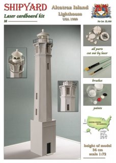 Lightouse Alcatraz 1/72 Laser Cut