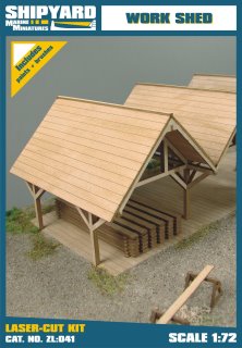 Work Shed 1/72 Laser Cut