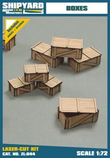 Boxes 1/72 Laser Cut