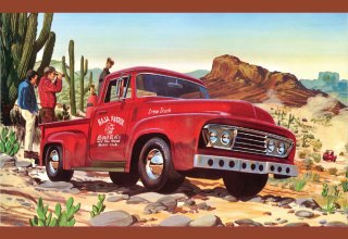 AMT 1953 Ford Pickup Baja Patrol 1/25