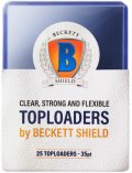Beckett Sheild Top Loader 35pt / Protecteur a carte 35pt paquet de 25