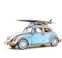 Azone Co. Volkswagen Beetle (Type 1) 1949 Blue Vintage Wa-Gu-Mi Wooden Art Premium Edition (483 Pcs)