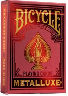 Bicycle Cartes à jouer: Mettalluxe Holiday Red