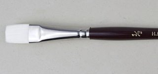 Pinceau Taklon - 1/2 Plat