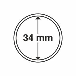 Boite De 10 Capsules Pour Monnaies 34 Mm