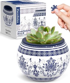 PieceRelax Puzzle Planter Classic Ornamental Style 80 pièces
