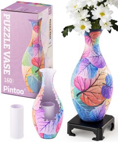 Pintoo Puzzle Vase Colorful Leaves 160 pièces