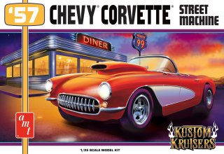 AMT 1957 Corvette Street Machine 1/25 Model