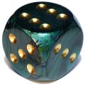 Scarab: 50Mm D6 Jade W Gold (X)