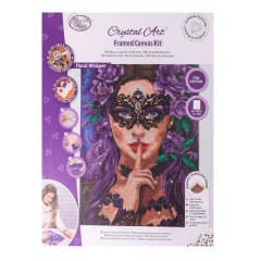 Crystal Art Scroll Kit Floral Whisper Diamond Painting