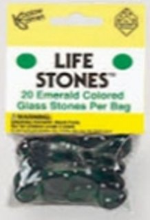 Sac De 20 Marqueurs En Verre - Emeraude