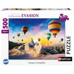 Nathan Puzzle - Voyage en Montgolfière - 500 Pièces