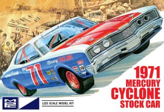 MPC 1971 Mercury Cyclone Stock Car Model Kit 1/25