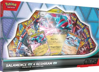 2025 Pokemon Salamence EX / Reshiram EX Premium Collection