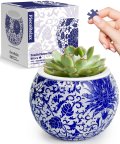 PieceRelax Puzzle Planter Oriental Floral Ornament 80 pièces
