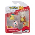 Pokémon Battle Figurines paquet de 3 Hericendre + Rondoudou + Ossatueur