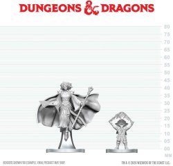 D&D Nolzurs Marvelous Miniatures Gnome Warlock & Aasimar Wizard