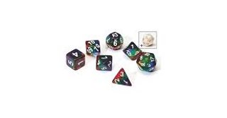 Sirius Dice Translucent Rainbow Resin 7-Die Set