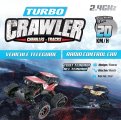 RC Turbo Crawler - Téléguidé avec Chenilles 4 Roues Motrices