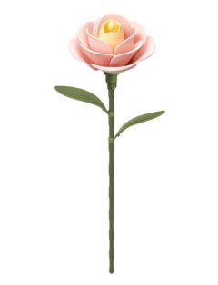 ROKR DIY Light Pink Camellia 3D Puzzle (plastique) 