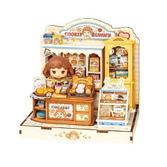 Rolife Cookii Bunny Cookie Shop DIY Miniature House