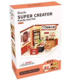 Rolife Super Creator Panda Hot Pot