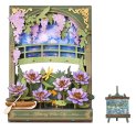 Rowood Glittering Water Lily Wall Art 3D Wooden Puzzle