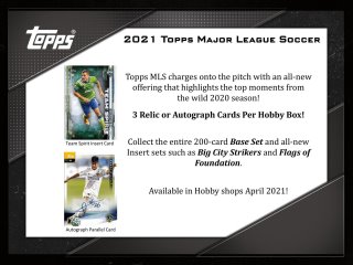 2021 Topps MLS Soccer Hobby - Paquets