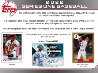 2022 Topps Baseball Series 1 Hobby - Paquets