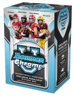 2025 Bowman Chrome University Football Value Box