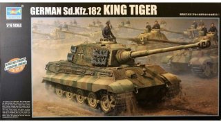 Trumpeter - German King Tiger Henschel / Porsche 1/16