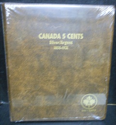 Album Unimaster Pour Les 5 Cents Canadien 1858-1921