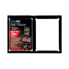 Protecteur Double Pour 2 Cartes Avec Fermeture Magnétique avec Bordure Noire - 35Pt