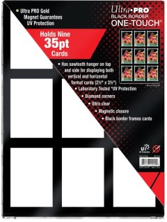 Up Protecteur Magnétique à 9 Cartes (Bordure Noire) - 1 Touch 35pt 9-card Black Border