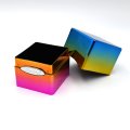 Up Deck Box Satin Cube Rainbow Finish / Boite de rangement pour cartes Satin Arc-en-ciel