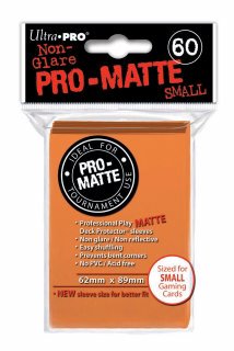 Étui À  Cartes Matte - 60 Ct - Petit - Orange