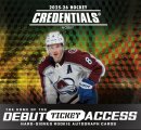 2025-26 UD CREDENTIALS HOCKEY HOBBY