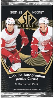 2021/22 Ud SP Authentic Hockey Hobby - Paquets