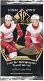 2021/22 Ud SP Authentic Hockey Hobby - Paquets