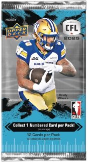 2025 Ud CFL Football Hobby - Paquets