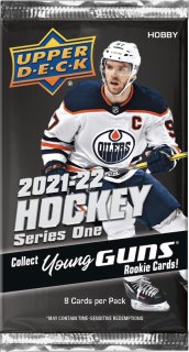 2021-22 Upper Deck Series 1 Hobby - Paquets