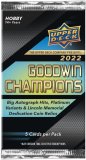 2022 UD Goodwin Champions Hobby - Paquets