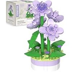 PieceRelax Mini Bricks Potted Plant - Violet 