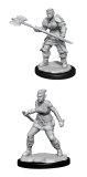 D&D Unpainted Minis Wave 13 - Orc Barbarian Female